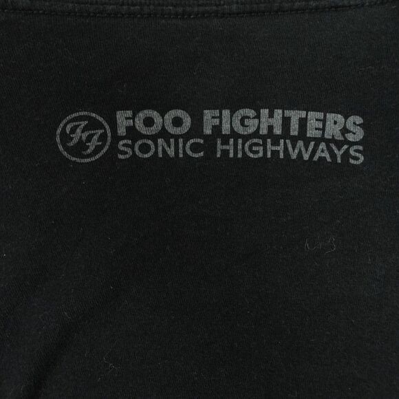 Foo Fighters Mens Sonic Highways Tour T-Shirt Size XL Dark Gray 2014 Infinity - Picture 6 of 8